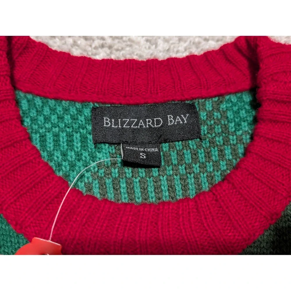 Blizzard Bay Mens Ugly Christmas Sweater Reindeer Beer Drinking‎ Camo Small